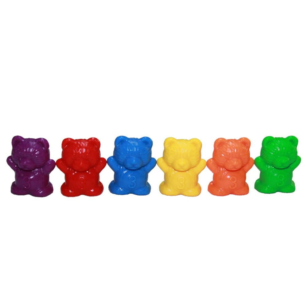 60Pcs Colorful Bear Shape Counters Toy Counting Numbers Classroom Teaching Aids gift for children New