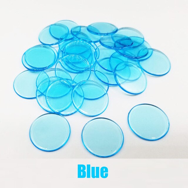 Learning Education Toys Montessori 100pcs Learning shape and Color Plastic coin Bingo Chip Children Baby cognitive color