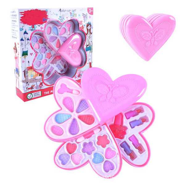 Children's Non-Toxic Lollipop Cosmetics Beauty Toys ABS Material Fashion Pretend Play Girls Princess Makeup Box Sets