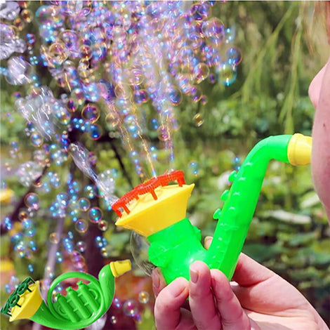1PC Bubble Machine +1PC Tray Bubble Soap Bubble Blower Outdoor Kids Toys Parent-child Exchange interactive toy wholesale