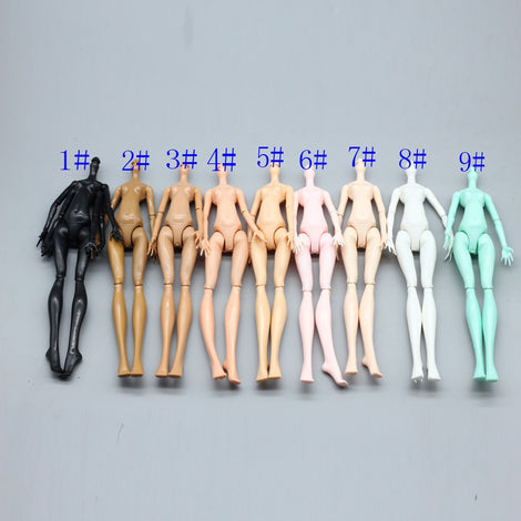 DIY 9Colors Imitation Demon Monster Dolls Naked Body Without Head For Monster Dolls Fairytales 11 Joints Doll Bodies er020