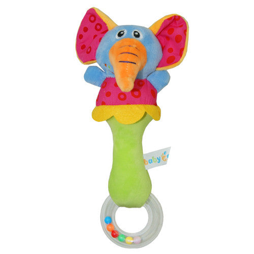 New Design Plush Baby Toy Animal Hand Bells Baby Rattle Toys High Quality Newbron Gift Animal Style Free Shipping BF01