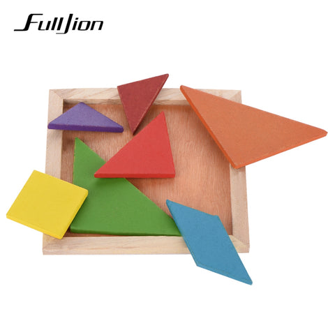 Fulljion Puzzle Wooden Toys For Children Learning Education 3d Puzzle Jigsaw Teaser Brain Math Montessori Toy Teaching Resources