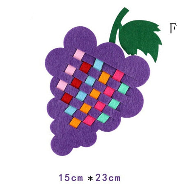 Montessori Teaching Aids Math Toys Kindergarten manual Diy Handmade Crafts Weave cloth Early Learning Education Toys