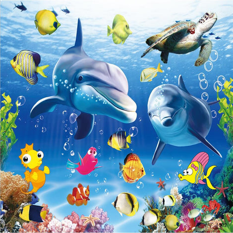 100 Piececs Wooden Puzzle Game Children Jigsaw Puzzle Board Education Learning Toys For Kids Gift Uderwater World Santa Claus