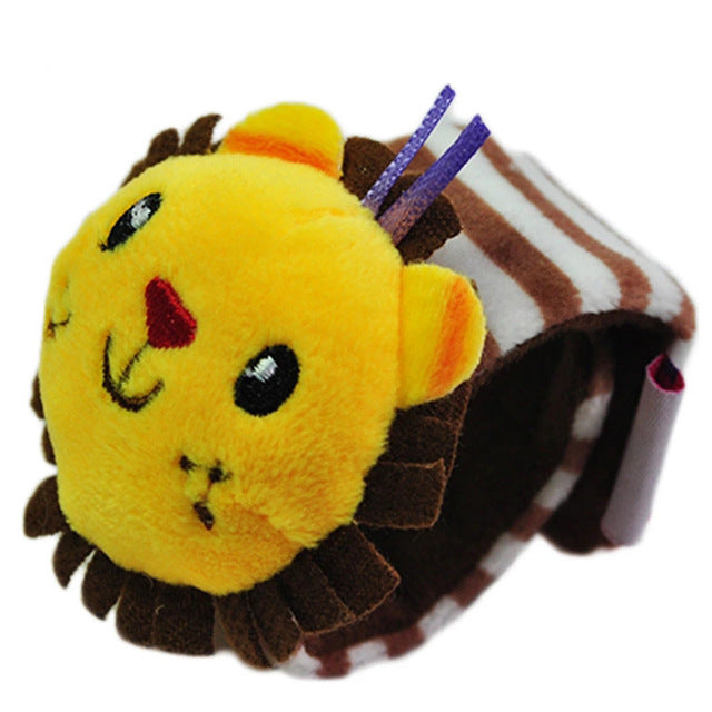 New Soft Cartoon Animal Infant Baby Rattles Toys Children Infant Newborn Plush Wrist Rattles Baby Toy Hand Wrist Strap