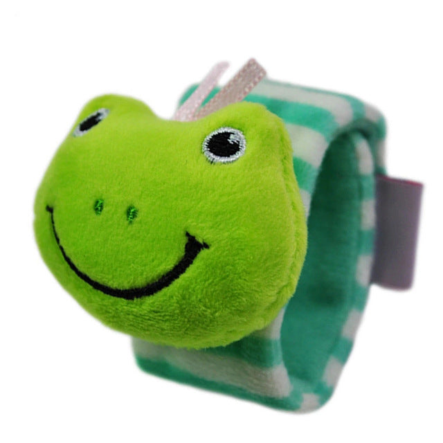 New Soft Cartoon Animal Infant Baby Rattles Toys Children Infant Newborn Plush Wrist Rattles Baby Toy Hand Wrist Strap