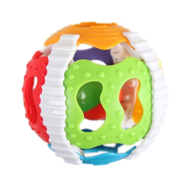 2019 Baby Toy  Loud Bell  Ball Toy Develop Baby Intelligence Activity Baby Gripping Rattles Hand Bell Toy Rattle