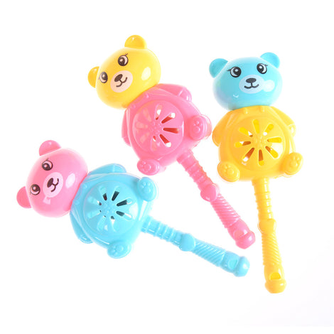 1pc Baby Hand Rattles Multicolor Bear Baby Rattles Baby Toy Newborn Teethers Combination High Quality