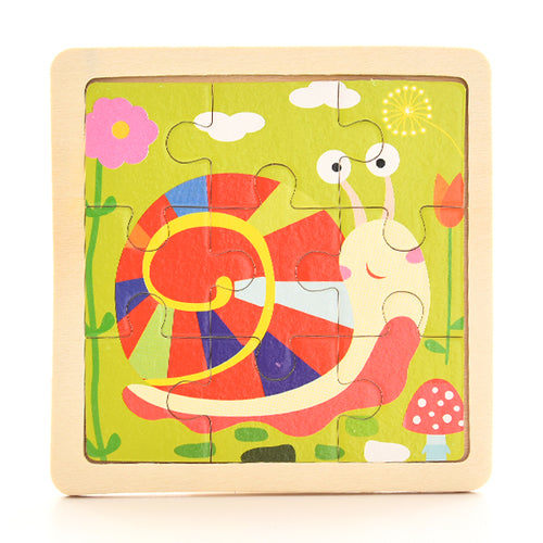 1PCS 3D Paper Jigsaw Puzzles for Children Kids Toys   Baby  Educational Puzles