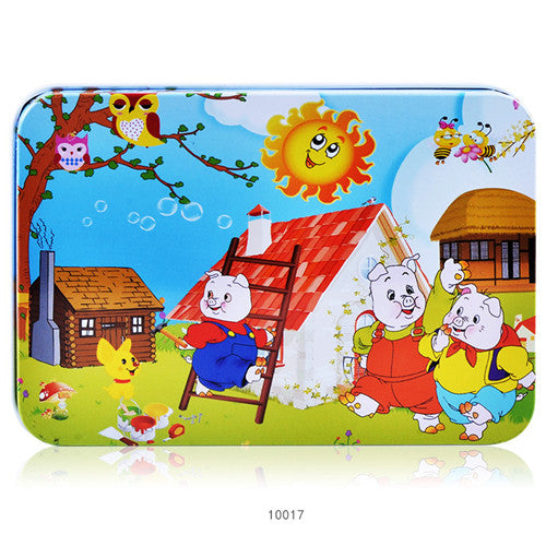 100 pieces wooden puzzle animal cartoon puzzles wood Jigsaw baby child early educational toys