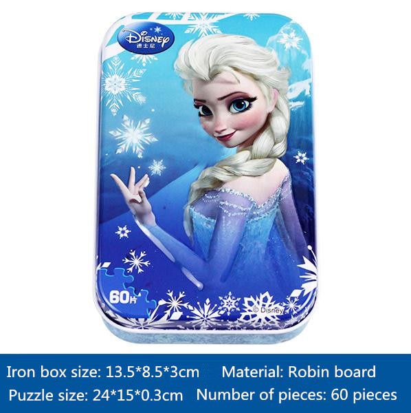 Disney Princess Puzzle Ariel children development Mental Wooden puzzle Educational toys for children boy Girl toy birthday gift