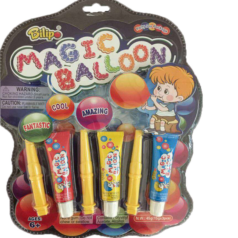 KisMa 3pcs/set Magic Blow-Up Balloon Bubble Kids Toy Magic Balloon Funny Outdoor Game Toys for Children zabawki dla dzieci